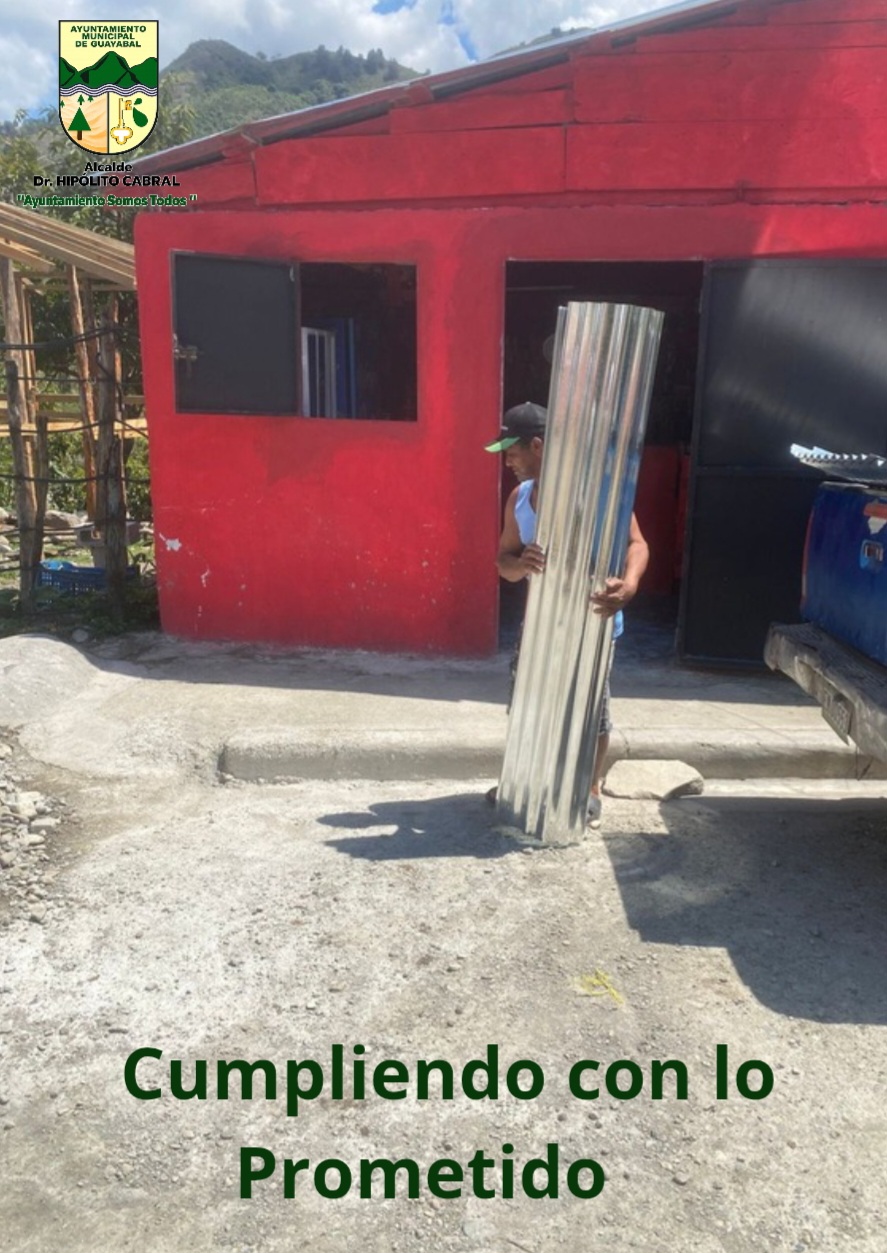 Cumpliendo lo Prometido: Entrega de hojas de Zinc